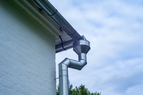 Metal Downspout Replacement in Mount Vernon