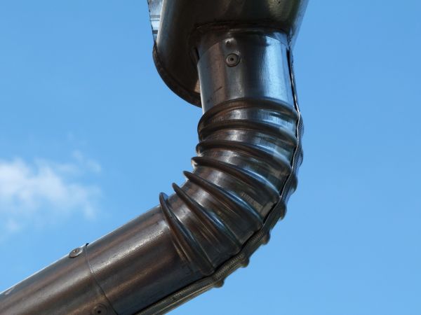 Metal Downspout Installation in Mount Vernon